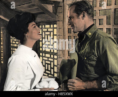 55 Tage à Pékin, (55 jours à Pékin) USA 1962, Regie : Nicholas Ray, AVA GARDNER, Charlton Heston Banque D'Images