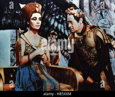 Cléopâtre (CLEOPATRA), USA-GB 1962, Regie : Joseph L. Mankiewicz, ELIZABETH TAYLOR, REX HARRISON Banque D'Images