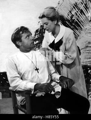 Die Nacht des Leguan, (LA NUIT DE L'iguane) USA 1963 s/w, Regie : John Huston, RICHARD BURTON, Deborah Kerr Banque D'Images