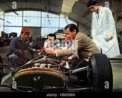 Grand Prix, (GRAND PRIX) USA 1966, Regie : John Frankenheimer, JAMES GARNER (2.vl), TOSHIRO MIFUNE (2.RV), vous devez vous identifier pour laisser une évaluation Ausdruck : Banque D'Images