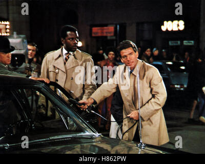 Zehn Stunden Zeit für Virgil Tibbs, (ils m'appellent Monsieur TIBBS) USA 1969, Regie : Gordon Douglas, Sidney Poitier, JEFF COREY, Ausdruck : Reporter Banque D'Images