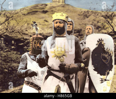 Die Ritter der Kokosnuß, (les Monty Python et le Saint Graal) USA 1974, Regie : Terry Jones, Terry Gilliam, Szen mit John Cleese (2.vr) Banque D'Images