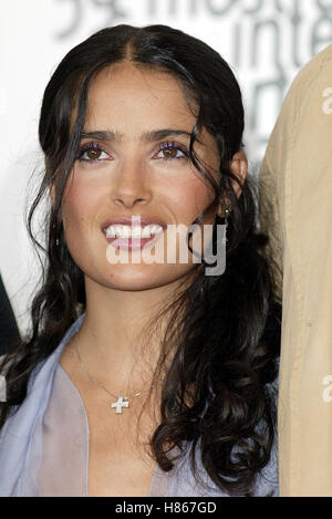 SALMA HAYEK FRIDA PHOTOCALL FEST FESTIVAL DU FILM DE VENISE Venise Venise ITALIE 29 Août 2002 Banque D'Images