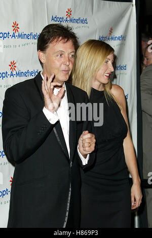 PAUL MCCARTNEY ET HEATHER MILLS 2ND, Adopt-A-Minefield BÉNÉFICIER CENTURY PLAZA HOTEL CENTURY CITY LOS ANGELES USA 18 septembre 20 Banque D'Images