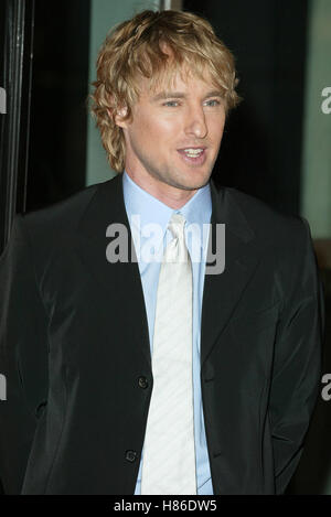 OWEN WILSON I SPY WORLD PREMIERE CINERAMA DOME HOLLYWOOD LOS ANGELES USA 23 Octobre 2002 Banque D'Images