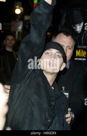 EMINEM 8 MILE WORLD FILM PREMIERE WESTWOOD LOS ANGELES USA 06 novembre 2002 Banque D'Images