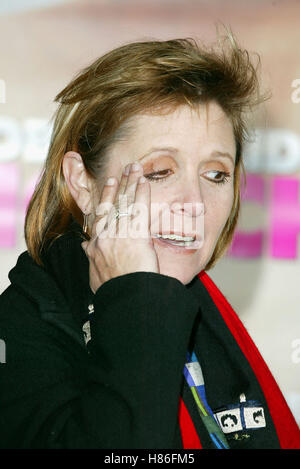 CARRIE FISHER LE DÉPISTAGE HOT CHICK CENTURY CITY LOS ANGELES USA 02 décembre 2002 Banque D'Images