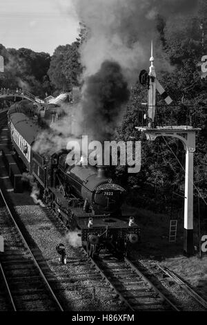 7822 Foxcote Manor sur le North Yorkshire Moors Railway.Welsh Gala à vapeur Banque D'Images