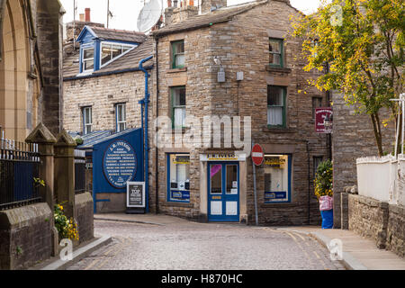 Route à travers les petites villes en Angleterre, Banque D'Images