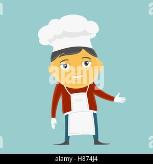 Caractère vectoriel Cook Illustration de Vecteur