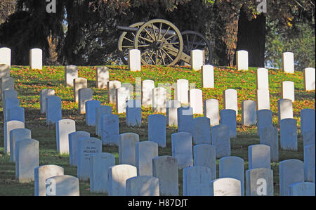 Soldiers National Cemetery at Gettysburg National Military Park. Banque D'Images