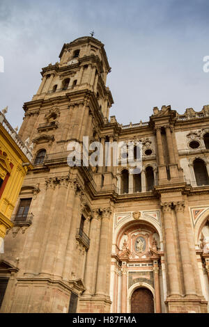 La cathédrale de la Encarnación, connu comme "La Manquita", Malaga, Espagne Banque D'Images