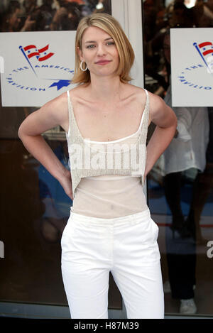 CLAIRE DANES OUVRE LE PAVILLON AMÉRICAIN AU FESTIVAL DE CANNES 2003 CANNES FRANCE 16 Mai 2003 Banque D'Images