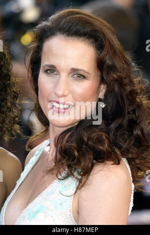 ANDIE MACDOWELL FESTIVAL DU FILM DE CANNES CANNES FRANCE 14 Mai 2003 Banque D'Images