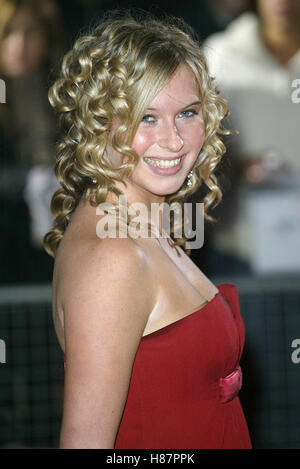 NATIONAL TELEVISION AWARDS BROOKE KINSELLA 200 ROYAL ALBERT HALL LONFON ANGLETERRE 28 Octobre 2003 Banque D'Images