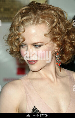 NICOLE KIDMAN 8ÈME Critics Choice Awards LOS ANGELES BEVERLY HILLS HOTEL BEVERLY HILLS LA USA 17 janvier 2003 Banque D'Images