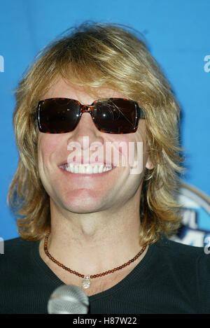 JON Bon Jovi Superbowl 2003 PHOTOCALL STADE QUALCOMM SAN DIEGO USA 24 janvier 2003 Banque D'Images