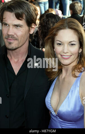 JOSH BROLIN & DIANE LANE 9ÈME Screen Actors Guild Awards arrivants Shrine Auditorium LOS ANGELES USA 09 Mars 2003 Banque D'Images