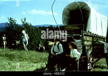 Von Die Erbschaft, Oregon (EN FACE DE LA GRANDE Division), USA 1977, Regie : Stewart Rafill, HEATHER RATTRAY  + MARK EDWARD HALL, Ausdruck : Planwagen Banque D'Images