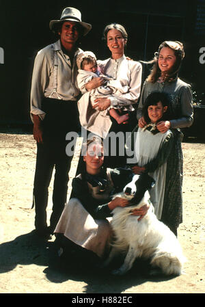 Unsere Kleine Farm, (PETITE MAISON DANS LA PRAIRIE) USA 1978, Regie : Michael Landon, MICHAEL LANDON (hi li), clé : Familie, Hund Banque D'Images