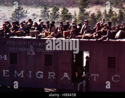 Heaven's Gate, (HEAVEN'S GATE) USA 1980, Regie : Michael Cimino, Ausdruck : Eisenbahn, Wagon Banque D'Images