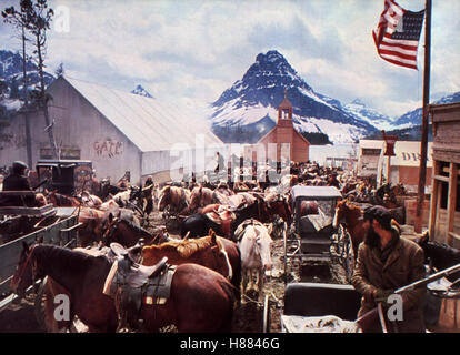 Heaven's Gate, (HEAVEN'S GATE) USA 1980, Regie : Michael Cimino, Ausdruck : Westernsiedlung Sternenbanner Westerndorf,, Banque D'Images