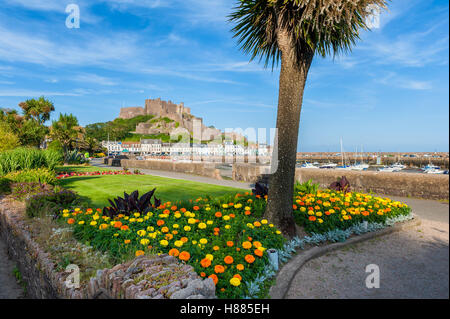 Château de Gorey à St Martin Jersey Banque D'Images