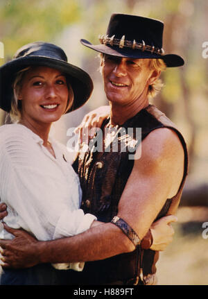 Crocodile Dundee - Ein Krokodil zum Küssen, (Crocodile Dundee) AUSTR 1986, Regie : Peter Faiman, LINDA KOZLOWSKI, PAUL HOGAN Banque D'Images