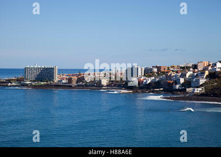 Punta de Hidalgo, l'île de Tenerife, Canaries, Espagne, Europe de l'archipel Banque D'Images