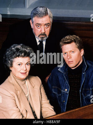 Perry Mason und das Hotel des Schreckens, (PERRY MASON : LE CAS DE LA SINISTRE ESPRIT) Serienspecial USA 1987, Regie : Richard Lang, BARBARA HALE, Raymond Burr, WILLIAM KATT Banque D'Images