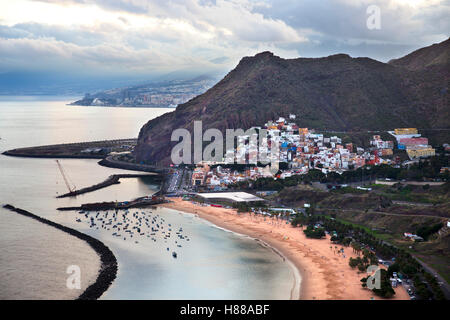 Playa de Las Teresitas et San Andres, village de l'île de Tenerife, Canaries, Espagne, Europe de l'archipel Banque D'Images