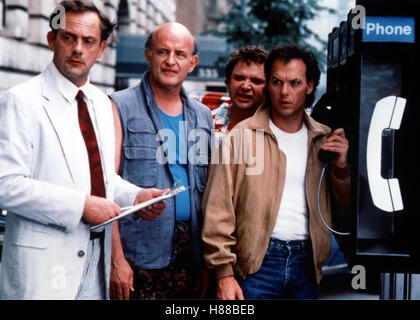 Das, Traum-Team (équipe de rêve) USA 1988, Regie : Howard Zieff, CHRISTOPHER LLOYD, Peter BOYLE, STEPHEN FURST, Michael Keaton, Ausdruck : Telefon, Telefonzelle Banque D'Images