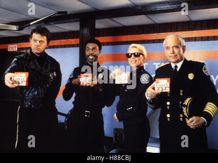 Police Academy 6 - Widerstand zwecklos (ist, Académie de police 6 : VILLE ASSIÉGÉE) USA 1989, Regie : Peter Bonerz, DAVID GRAF, MICHAEL WINSLOW, LESLIE EASTERBROOK, GEORGE R. ROBERTSON, Ausdruck : Cop, Polizist Banque D'Images