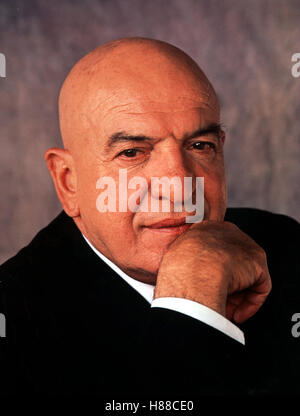 Kojak, (KOJAK) Série TV USA, Telly Savalas, Ausdruck : Glatze Banque D'Images