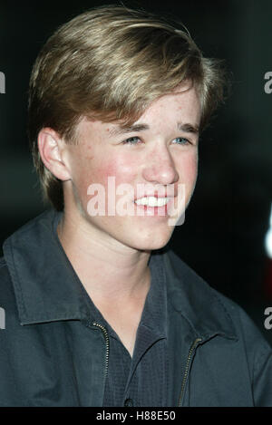 HALEY JOEL OSMENT ELLE FONCTIONNE DANS LA FAMILLE PREMIERE WESTWOOD LOS ANGELES USA 07 avril 2003 Banque D'Images