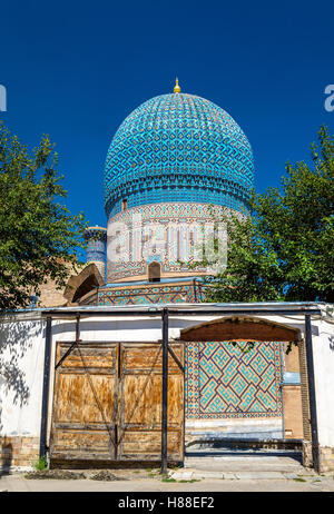 Guri Amir mausolée de l'Asian conquérant Tamerlan en Ouzbékistan - Samarkand Banque D'Images