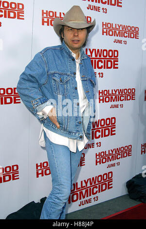 DWIGHT YOAKAM HOLLYWOOD HOMICIDE FILM PREMI WESTWOOD LOS ANGELES USA 10 Juin 2003 Banque D'Images