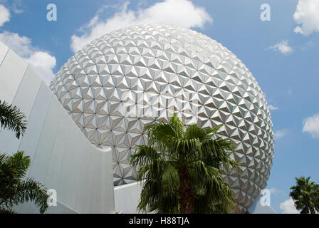 Spaceship Earth à Epcot, Walt Disney World Resort, Floride, USA Banque D'Images