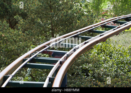 Rollercoaster track à Legoland, Windsor, London Banque D'Images