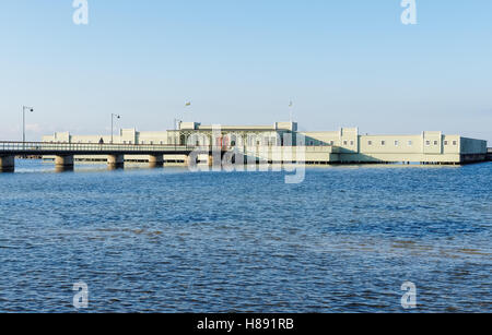 En plein air de Ribersborg bain public à Malmo, Suède Banque D'Images