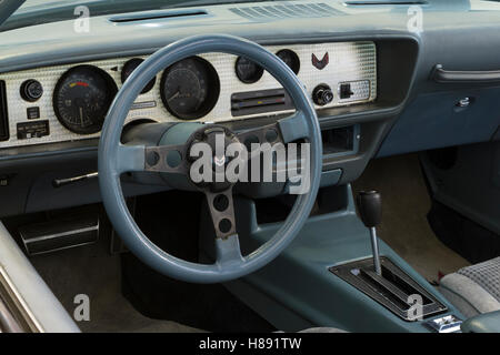 Tableau de bord de 1979 Pontiac Trans AM Banque D'Images