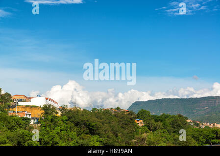 Vue de la maison sur une colline à San Gil, Colombie Banque D'Images