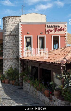 Spanien, Kreta, Rodia westlich von Iraklio, Restaurant Rodi Banque D'Images