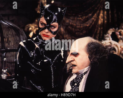 Retour sur l'Batmans, (BATMAN) USA 1992, Regie : Tim Burton, Michelle Pfeiffer, Danny DeVITO Banque D'Images