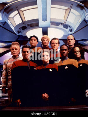 Raumschiff Star Trek : Voyager, (Star Trek : Voyager) USA 1995, Regie : Winrich Kolbe, Kate Mulgrew (mi), Ausdruck : Uniform Banque D'Images