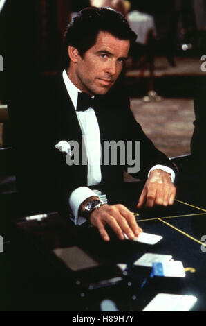 Islande, (GOLDENEYE) USA 1995, Regie : Martin Campbell, Pierce Brosnan, Ausdruck : Spieltisch Banque D'Images