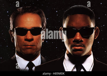 Les hommes en noir (MEN IN BLACK) USA 1997, Regie : Barry Sonnenfeld, Tommy Lee Jones, Will Smith, Ausdruck : Sonnenbrille Banque D'Images