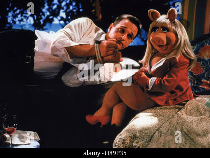 Muppets aus dem tous les Muppets, (À PARTIR DE L'ESPACE) USA 1999, Regie : Tim Hill, Josh CHARLES, Ausdruck : Fesseln, Miss Piggy Banque D'Images