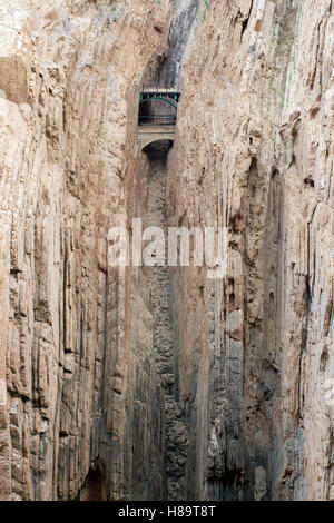 Caminito del Rey, Malaga, Espagne Banque D'Images