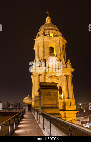 La cathédrale de la Encarnación, connu comme "La Manquita", Malaga, Espagne Banque D'Images